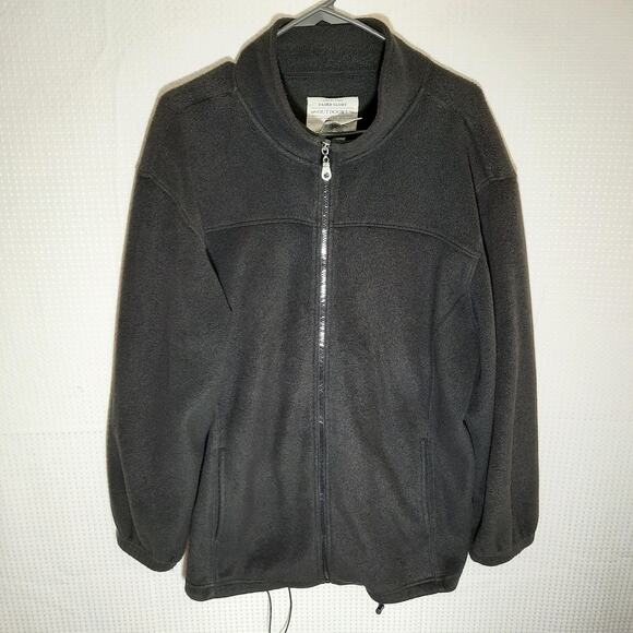 Faded Glory L Black Fleece Jacket Women’s Vintage Outdoors Zip Up Hong Kong - Picture 1 of 5